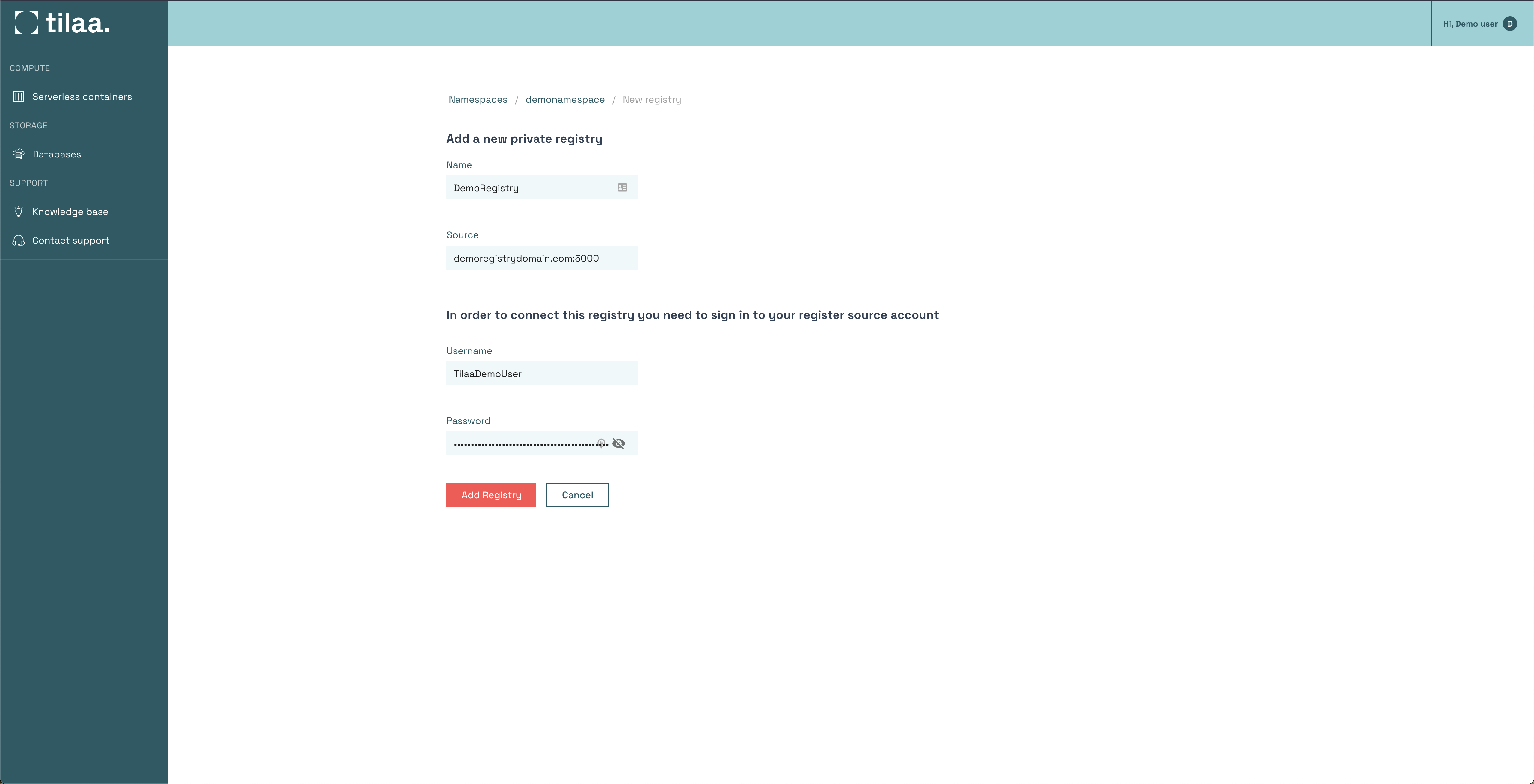 8. Serverless containers - set up private registry.png