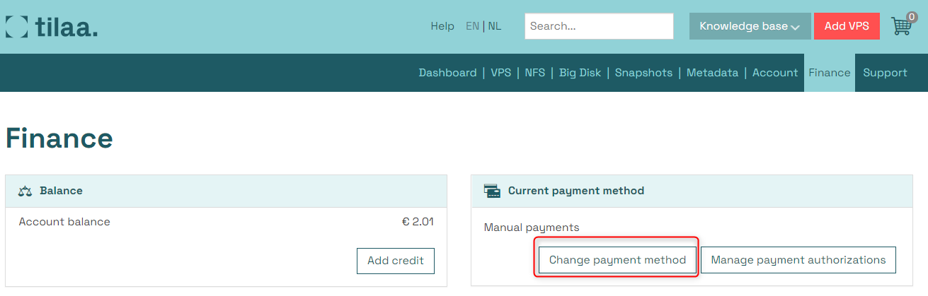 how-to-change-bank-account-credit-card-details-tilaa-supportdesk